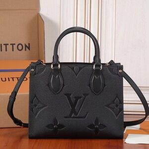 🧚🏻‍♀️Louis Vuitton 🧚🏻‍♀️Onthego MM Empreinte Black Tote